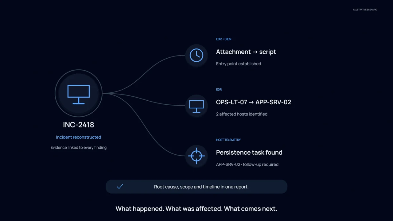 Investigations: an illustrative CloudPeek workflow